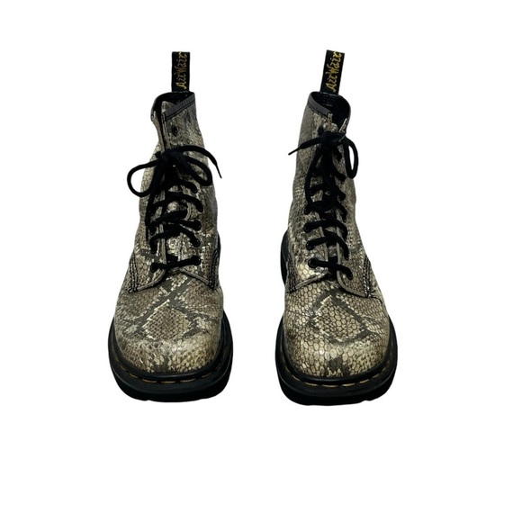 Dr.Martens DMs 1460 Vintage 90’s SnakeSkin wedge platform England Boots US6 - Picture 3 of 14